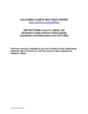 California Child Custody Declaration Form