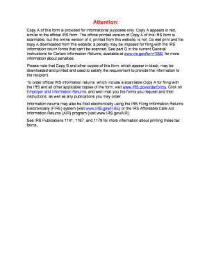 IRS Form 1099-DIV