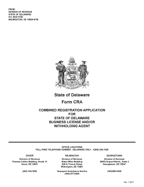 Delaware Combined Registration Application