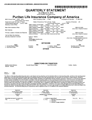 puritan life insurance company