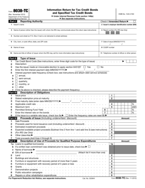 IRS Form 8038-TC