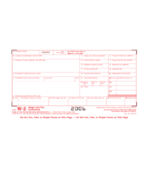 Form W-2 Wage and Tax Statement