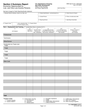 Section 3 Summary Report