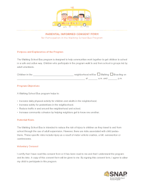 Parental Informed Consent Form