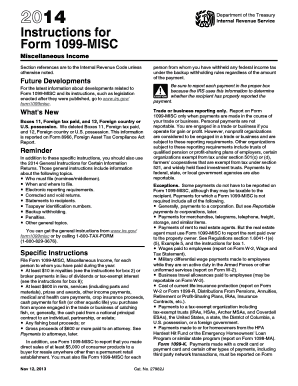 Instructions for Form 1099-MISC