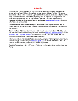 IRS Form 1099-A