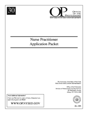 New York Nurse Practitioner Application