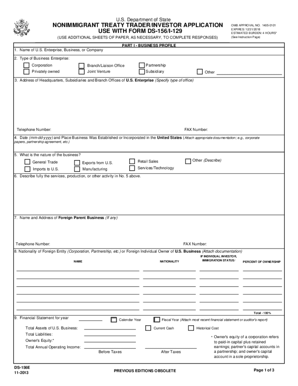 DS 156 E 2021 Form Printable Blank PDF Online ds-156-e-2021-form-printable-blank-pdf-online