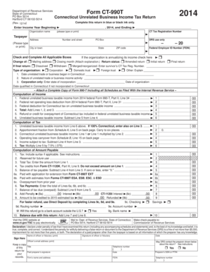 Connecticut Unrelated Business Income Tax Return