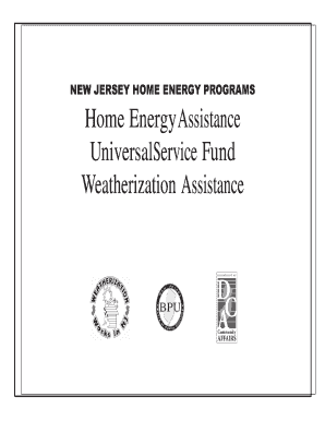New Jersey Home Energy Assistance Application