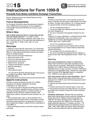 Form 1099-B Instructions