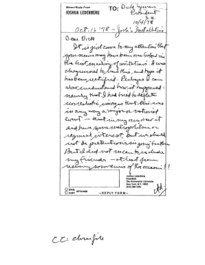 Memo Reply Form