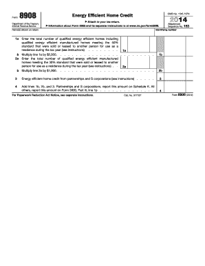Form 8908 Energy Efficient Home Credit