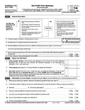 Schedule C-EZ Form 1040