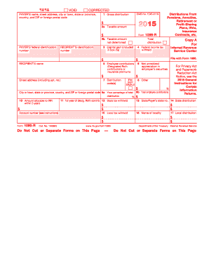 IRS Form 1099-R