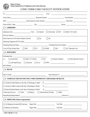 Illinois Long Term Care Facility Notification