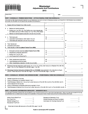 Mississippi Form 80-108-13-8-1-000