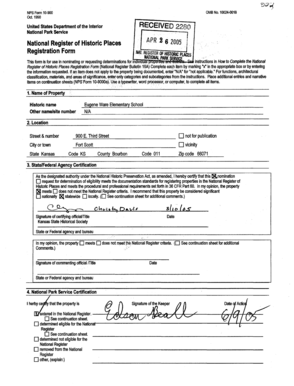 National Register of Historic Places Registration Form