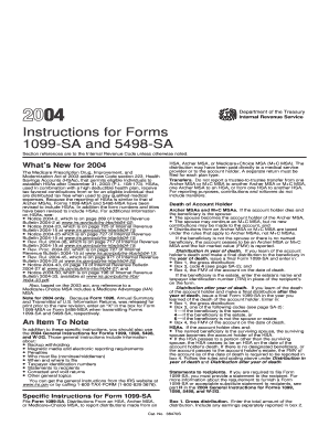 Instructions for Forms 1099-SA and 5498-SA