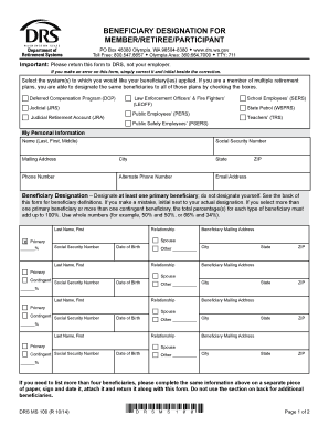 Beneficiary Designation Form