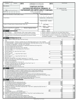 Puerto Rico Composite Return Form 482.0(C)