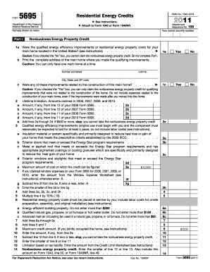 Form 5695 Residential Energy Credits