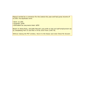 Form 1040-SS (2014) - US Federal Tax Return