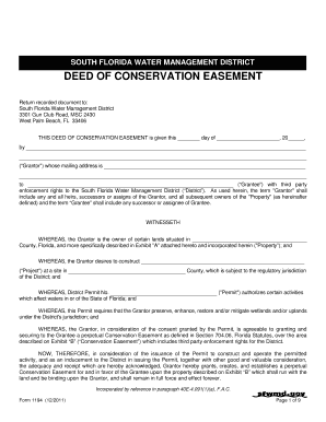 Florida Conservation Easement Deed