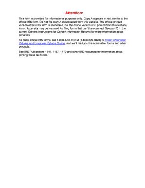 IRS Form 1099-SA