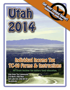 Utah Individual Income Tax Form TC-40