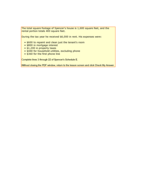 Schedule E Form 1040