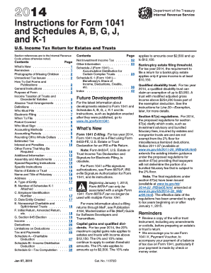 Instructions for Form 1041