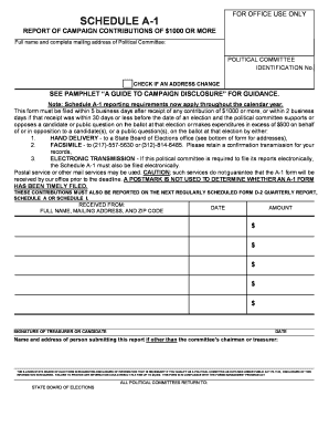 Illinois Schedule A-1 Form