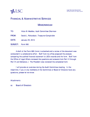 Form 990 Tax Return Instructions