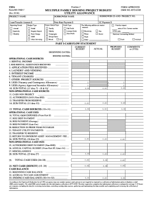 USDA Form RD 3560-7