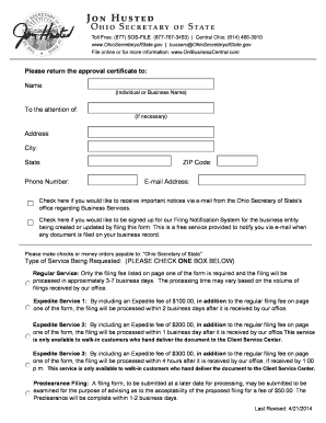 Ohio Reinstatement Form 525B