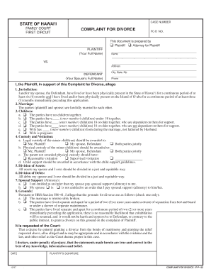 Uncontested Divorce Packet Without Children