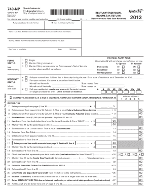 Kentucky Individual Income Tax Return