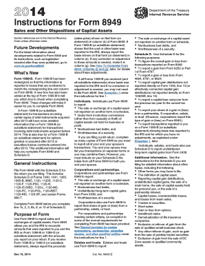 Instructions for Form 8949