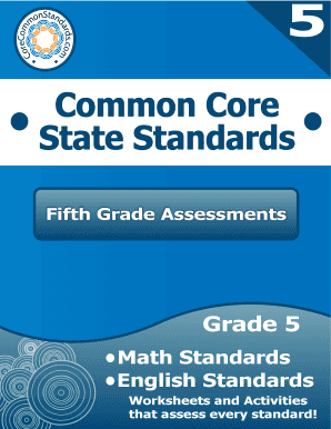 Fifth Grade Common Core Standards Assessment