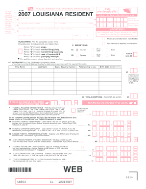 Louisiana IT-540 Tax Form