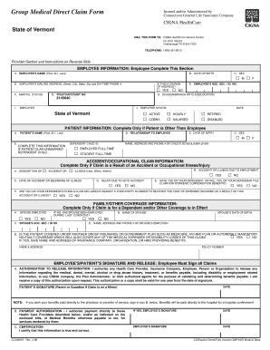 Cigna HealthCare Direct Claim Form