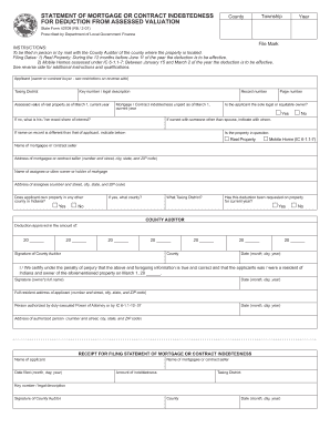 Sample rider to contract of sale - Statement of mortgage or contract indebtedness for deduction from ... - owencounty in