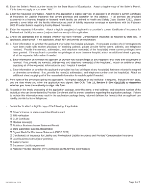 Medi-Cal Provider Enrollment Application