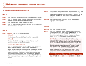 Illinois Household Employer Unemployment Insurance Report