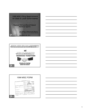 1099-MISC Form Filing Requirements