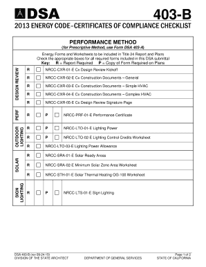 California Energy Code Compliance Checklist
