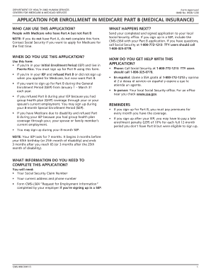 Medicare Part B Enrollment Application