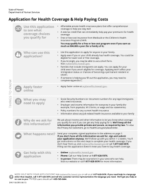 Hawaii Health Coverage Application