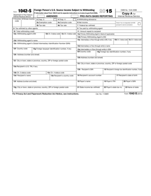 Form 1042-S